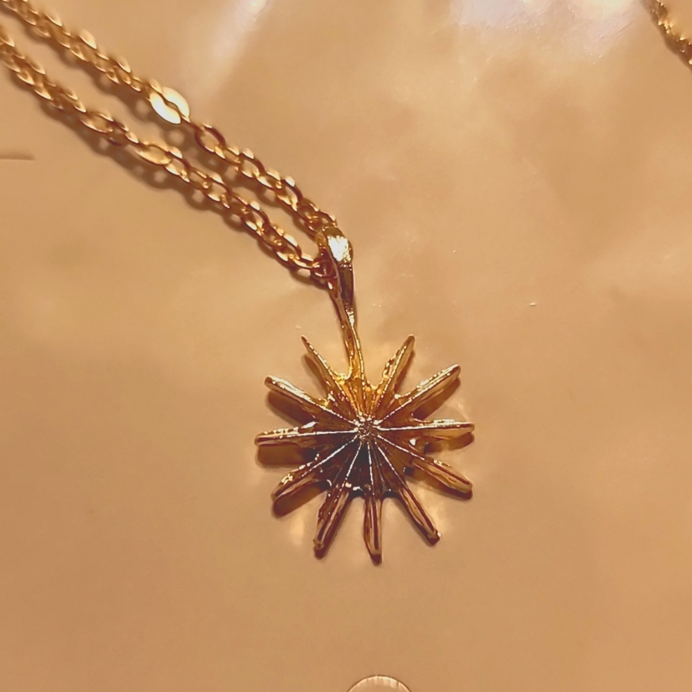 Sunburst Minimal Necklace - Picture 1 of 1